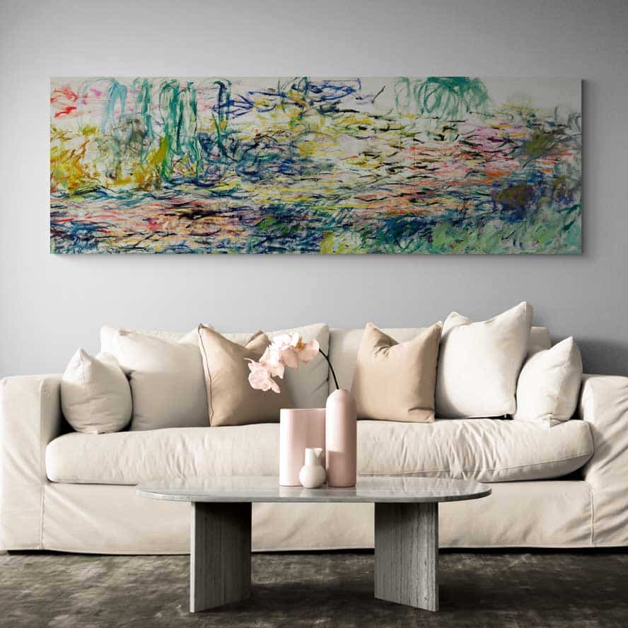 Water Lilies 1919-1920 by Claude Monet wall art from Glam Wall Art