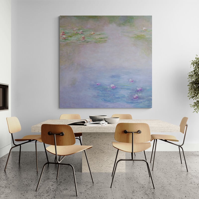 Water Lilies 1907 by Claude Monet wall art from Glam Wall Art
