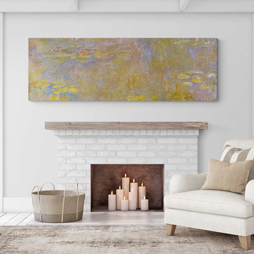Water-Lilies 1920-1926 II by Claude Monet wall art from Glam Wall Art