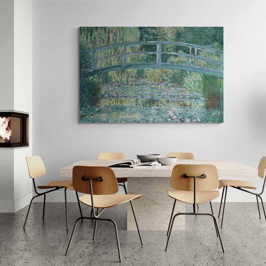 Water Lily Pond, Harmony in Green 1899 II by Claude Monet wall art from Glam Wall Art