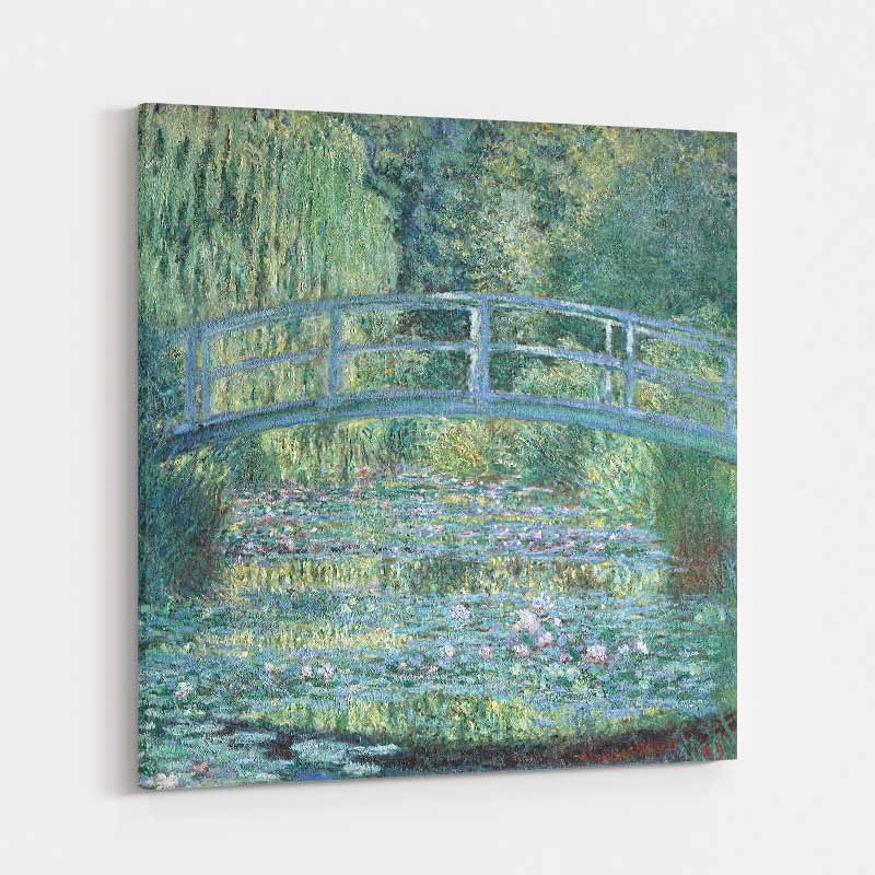 Water Lily Pond Harmony In Green by Claude Monet wall art
