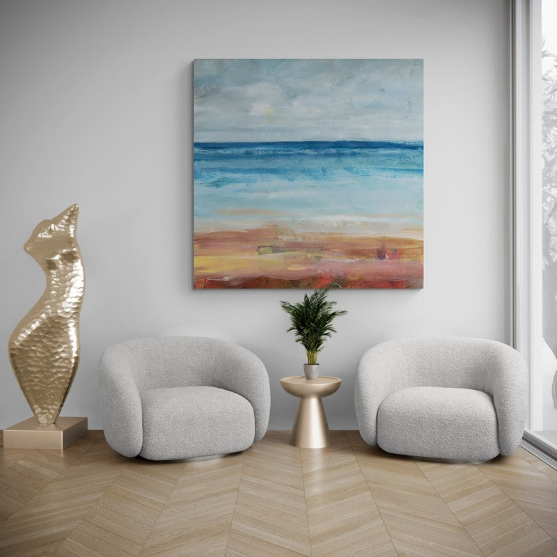 Water by Danhui Nai wall art in a living room