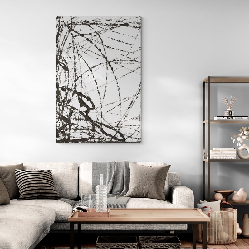 Wayward I by Courtney Prahl wall art in a living room