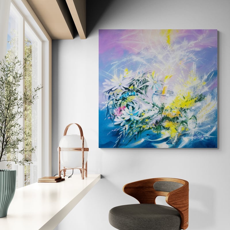 We Stand with Ukraine I by Marina Strijakova wall art from Glam Wall Art