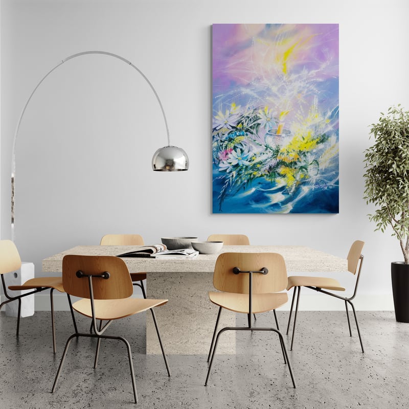 We Stand with Ukraine by Marina Strijakova wall art from Glam Wall Art