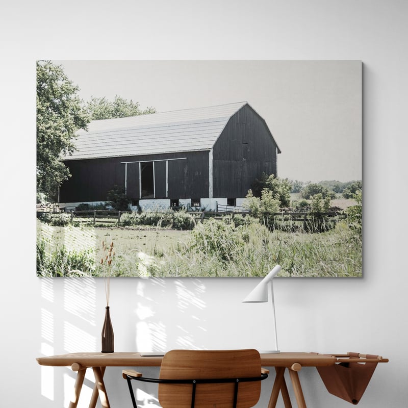 Weathered II by Elizabeth Urquhart wall art in a living room