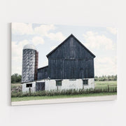 Weathered III Navy Wood by Elizabeth Urquhart wall art