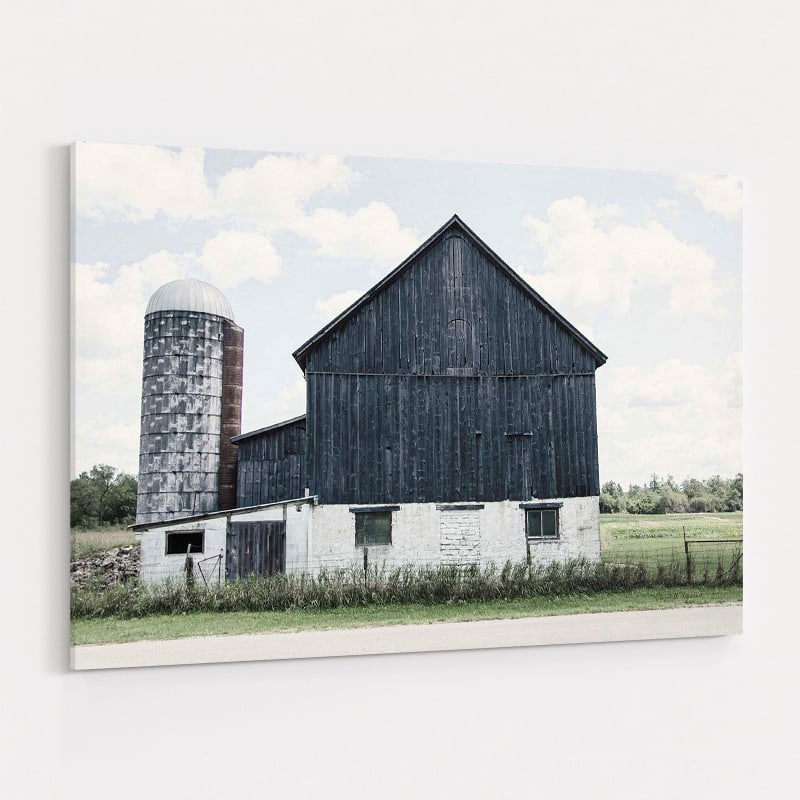 Weathered III Navy Wood by Elizabeth Urquhart wall art