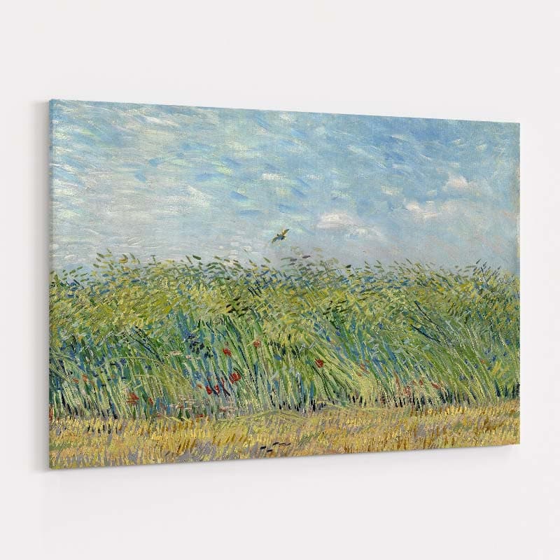 Wheat Field with a Lark 1887 by Vincent Van Gogh wall art