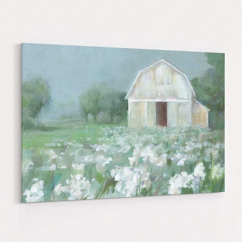 White Barn Meadow by Danhui Nai wall art