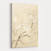 White Cherry Blossoms I Linen by Danhui Nai wall art