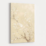 White Cherry Blossoms II Linen by Danhui Nai wall art