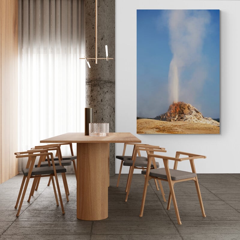 White Dome Geyser by Alan Majchrowicz wall art from Glam Wall Art