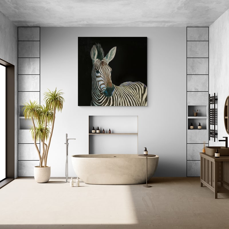 Wild And Free VII Black Square by James Wiens wall art from Glam Wall Art