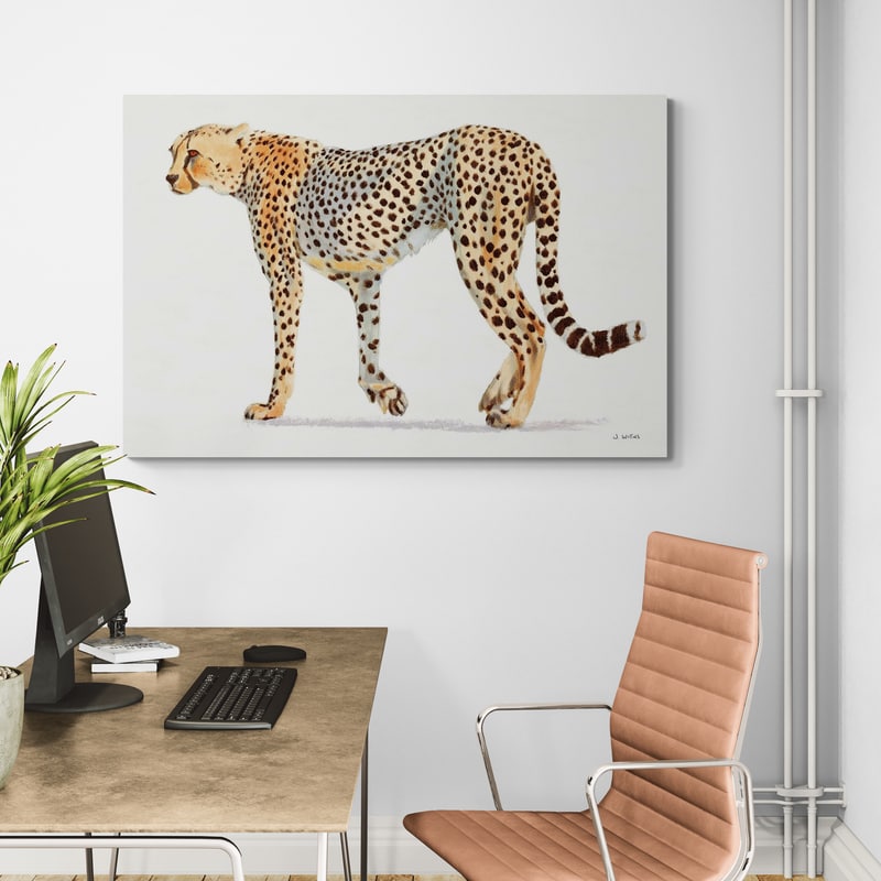 Wild And Free VII Bold by James Wiens wall art in a home office