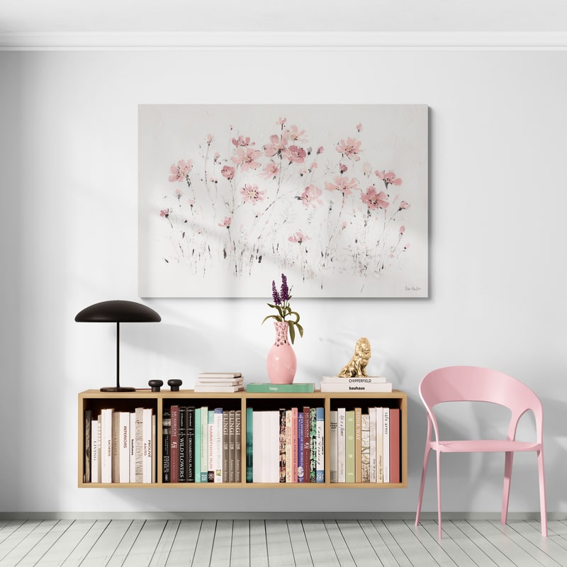 Wildflowers I Pink by Lisa Audit wall art from Glam Wall Art