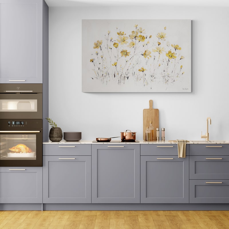 Wildflowers I Yellow by Lisa Audit wall art from Glam Wall Art