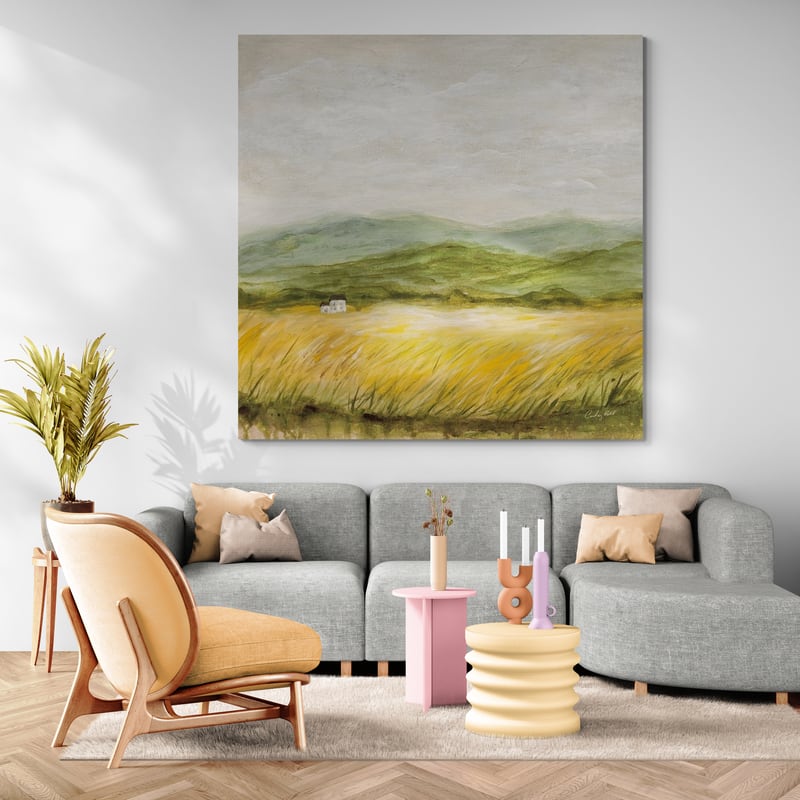 Windswept I by Courtney Prahl wall art in a living room