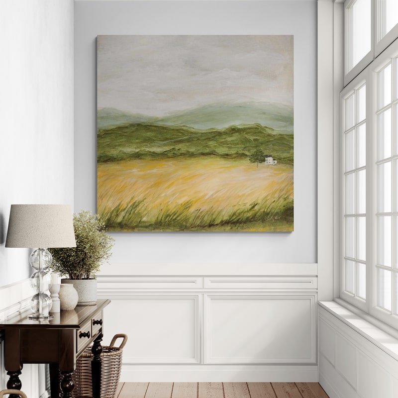 Windswept II by Courtney Prahl wall art in a hallway