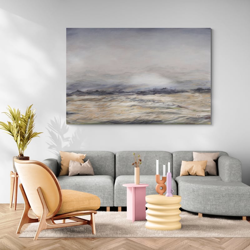 Windswept by Courtney Prahl wall art in a living room