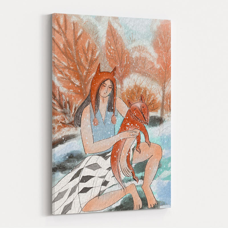 Winter Snow by Lisha Sun wall art