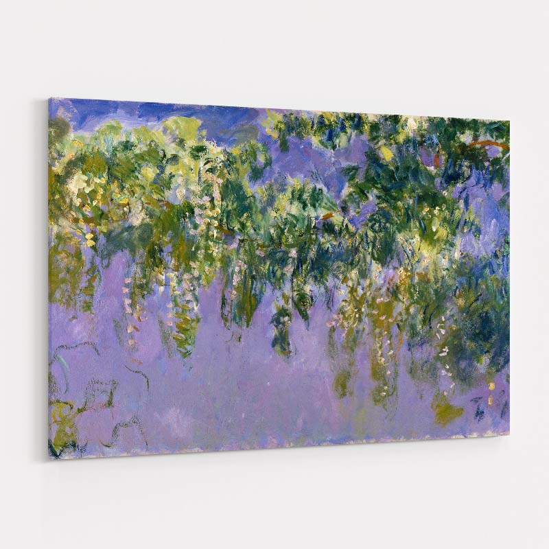 Wisteria 1917-1920 by Claude Monet wall art