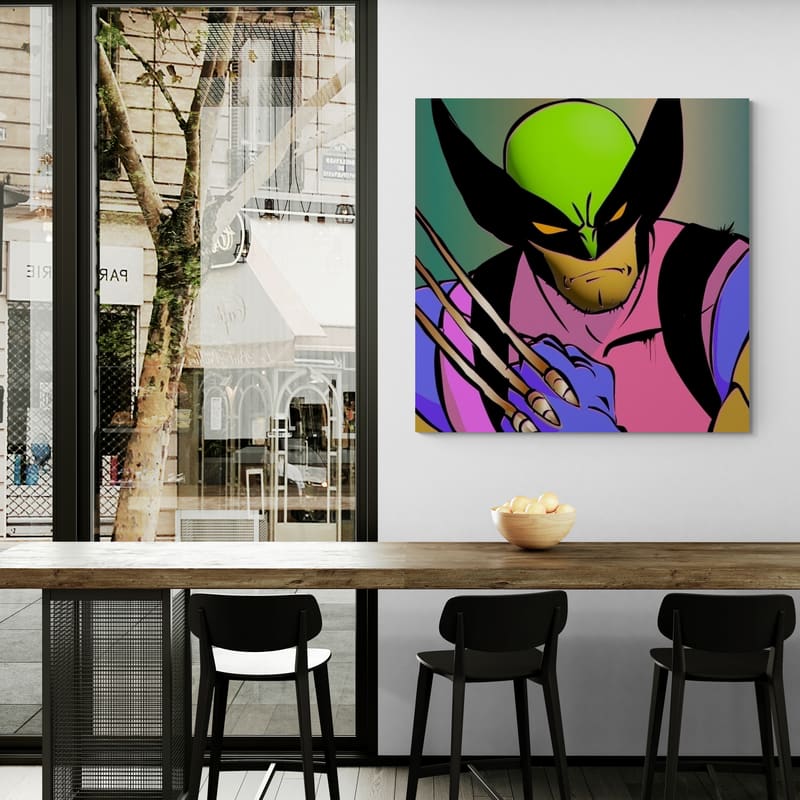 Wolverine 2024 by Technodrome1 wall art from Glam Wall Art