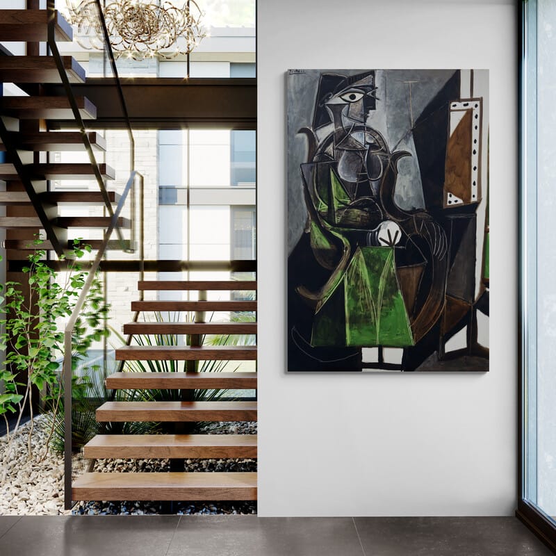 Woman by a Window by Pablo Picasso wall art from Glam Wall Art
