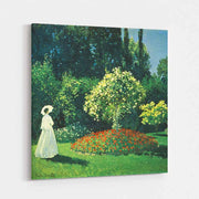 Woman in the Garden 1867 by Claude Monet wall art