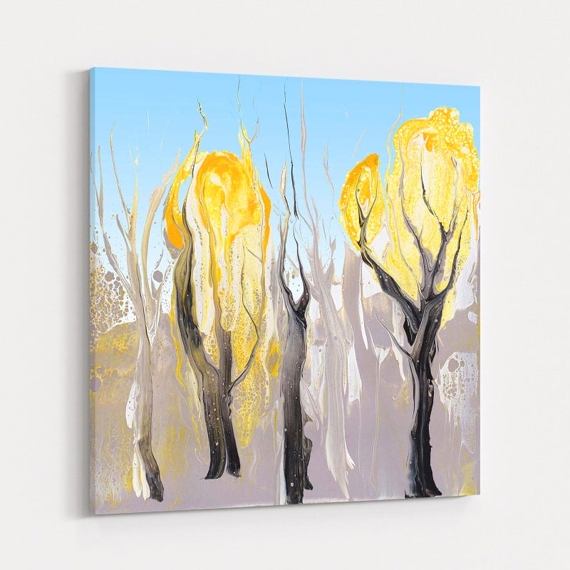 Yellow Clouds by Marina Strijakova wall art