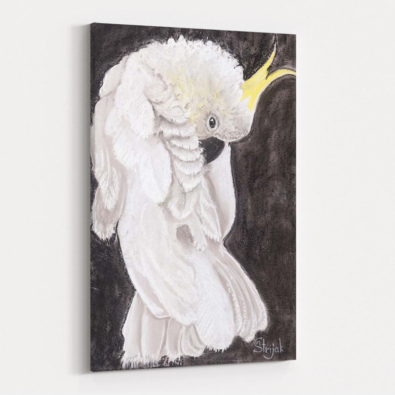 Yellow Crested Cockatoo by Marina Strijakova wall art