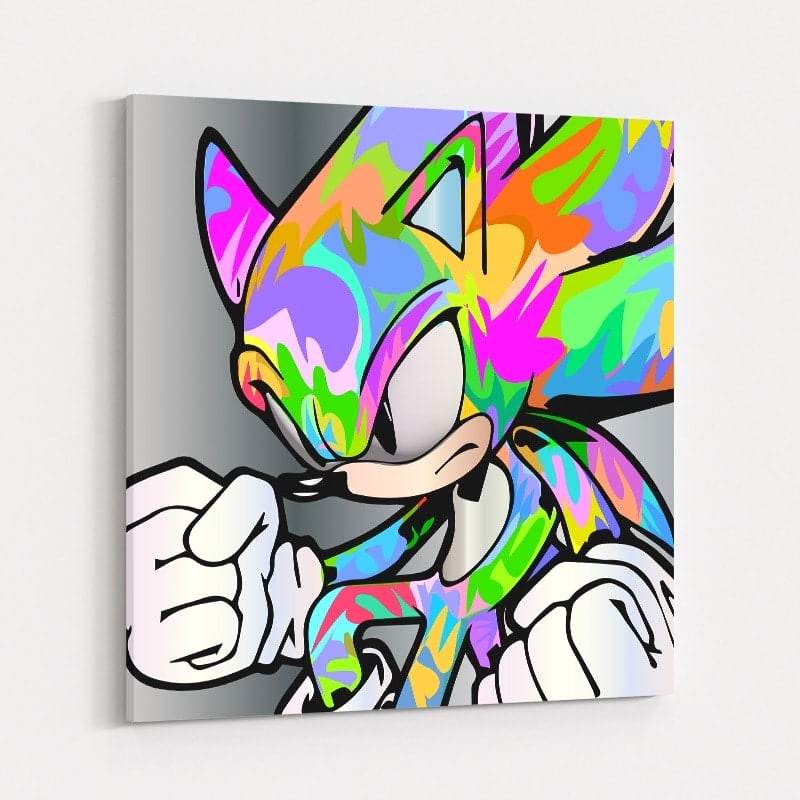 Yellow Sonic 2024 by Technodrome1 wall art