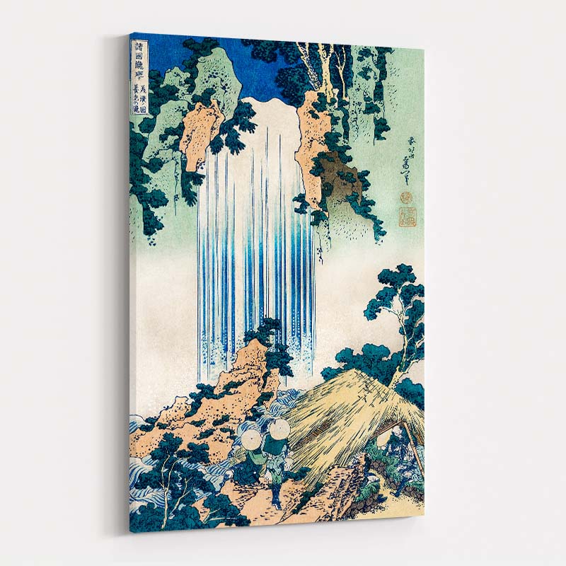 Yoro Waterfall in Mino Province by Katsushika Hokusai wall art