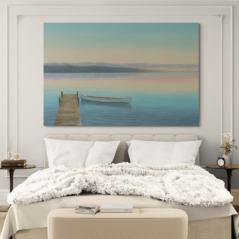 Zen Canoe I by James Wiens wall art from Glam Wall Art