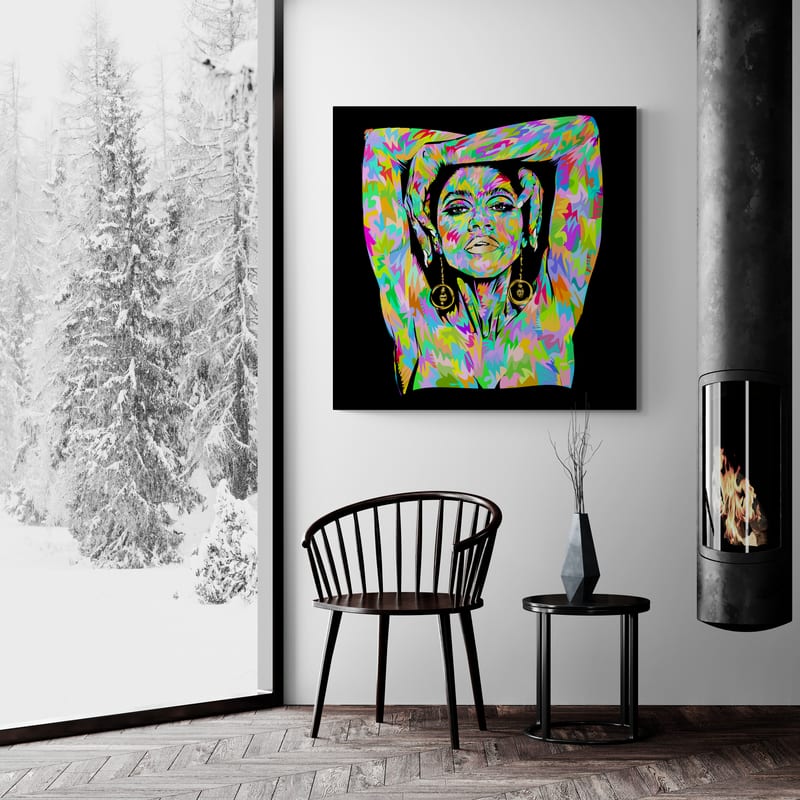 Zendaya 2021 by Technodrome1 wall art from Glam Wall Art